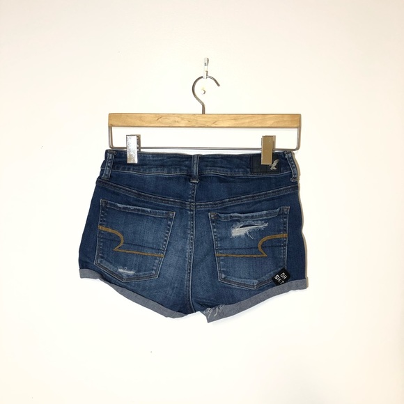 AMERICAN EAGLE OUTFITTERS Hi Rise Shortie Shorts - Picture 3 of 5